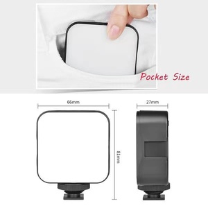 AY49 video <span class=keywords><strong>vlogging</strong></span> kit LED Luz de relleno cámara-montaje vlogger micrófono con mango de agarre y controlador para teléfonos inteligentes vlog - Product Image 2