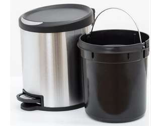 عالية الجودة الطبية سلة مهملات من المعدن الفولاذ المقاوم للصدأ في الهواء الطلق سحب النفايات بن غرفة الفندق القمامة النفايات بن - Product Image 4