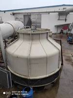 Tour de refroidissement à contre-courant industrielle haute température série TBL, matériau FRP et métal, ventilateur à flux croisé, moteur, pompe