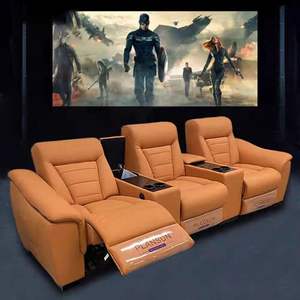 JINS Cinéma Canapé Chaise Multi Personne Regarder Film Ascenseur Électrique avec Tasse Accoudoirs Boîte De Rangement Canapé Chaise Simple Pratique - Product Image 1