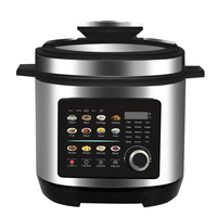 Cuisinière électrique multifonction programmable 27-en-1 en acier inoxydable 6L 1000W 220V avec écran LED, pour la maison et l'hôtel, idéale pour les ragoûts de bœuf