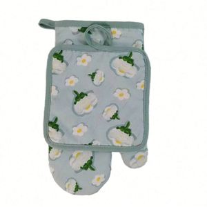 Cotton Oven Mitts Custom Cat Design Heat Resistant <b>Cooking</b> <b>Gloves</b> Oven Mitts - Product Image 3