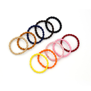 ยางถักแวววาวสำหรับผมหนาสำหรับผูกผมดีไซน์เป็นลอนแบบเกาหลี - Product Image 2