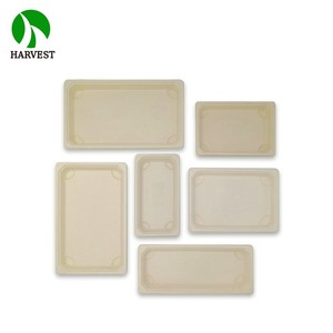 Boîte d'emballage alimentaire en pulpe de canne à sucre de bambou pour sushis à emporter - Product Image 4