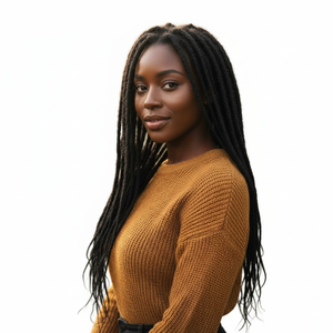 Extensiones hechas a mano de 0,4 cm de espesor, extensiones completas de LOCs, extremos rectos, rastas, ondas Afro/rizos, extensiones de LOCs permanentes de cabello humano - Product Image 1