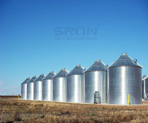 Assemblage automatique de Fond de Trémie En Métal Boulons Pour Le Stockage Des Grains - Product Image 1