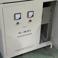 Transformateur d'isolement sec triphasé 250 kVA, élévateur/abaisseur de tension 380 V vers 220 V, 480 V vers 400 V, alimentation électrique industrielle CE