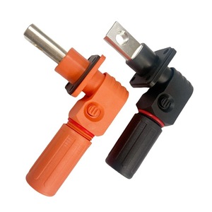 Connecteur haute tension monophasé ADB Edinburgh 200A, contact en cuivre orange, isolateur PA66 pour armoires de stockage d'énergie - Product Image 4