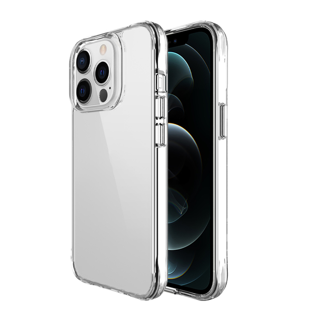 Ultra Thin Clear Case for iPhone 13 12 11 Pro XS Max XR X Soft TPU PC for iPhone 12 Mini 6 7 8 Plus Back Cover Phone Case