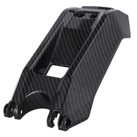 Couverture de compartiment de batterie Rockfalcon pour moto tout-terrain SUR-RON Light Bee X/S, placement avant, style fibre de carbone, protection