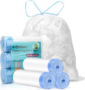 Virgin Degradable High Quality Draw String Garbage Bag Scented <b>Kitchen</b> Garbage Bags in Roll with Tie - Product Image 1