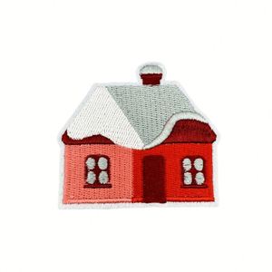 Patch brodé thermocollant en PVC pour vêtements d'enfants, motif renne et flocon de neige classique de Noël, fait main, cadeau DIY - Product Image 6