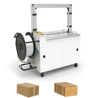 Machine d'emballage automatique pour boîtes en carton ondulé MH-101A, avec fixation latérale électrique pour rouleaux de papier personnalisés et sangles PP