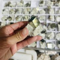 Vente en gros cube de pyrite naturelle de haute qualité avec cristal de quartz de guérison reiki cube de pierre brute brute pour cadeaux