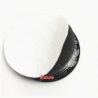 Autocollant de capuchon de moyeu de roue de voiture en aluminium 45MM 56MM 65MM compatible avec le logo de la voiture