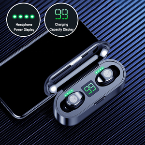 Audífonos Inalámbricos F9 TWS 5.0, Auriculares Deportivos para Juegos con Pantalla LED y Carga de 2000mAh - Product Image 2