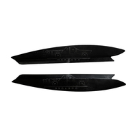 Auto-Spoiler Fabrik ABS-Kunststoff Carbon-Optik Scheinwerfer-Augenbrauen Augenlid-Verkleidung für VW Volkswagen POLO 9N 9N3 MK4 2002-2009