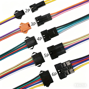 สายเชื่อมต่อ JST SM 2/3 พิน แบบตัวผู้ต่อกับตัวเมีย ความยาว 1 เมตร สำหรับไฟ LED และงาน DIY อิเล็กทรอนิกส์ - Product Image 1