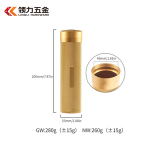 Tùy chỉnh xách tay du lịch xì gà Humidor nhôm bền thân thiện với môi ống với Nhiệt kế chất lượng cao cấp phụ kiện - Product Image 4