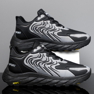 Chaussures de sport décontractées légères pour hommes, avec coussin EVA, doublure en coton, chaussures de marche en mesh pour l'extérieur - Product Image 4
