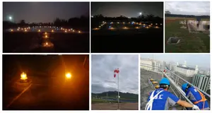 Kualitas Tinggi dan Lebih Murah Anti Korosi Solar Pendaratan Pesawat Panduan Cahaya untuk Bandara Airfield