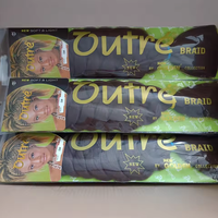 Nouvelle Arrivée 2026 Extensions de Cheveux Tressés Jumbo 165g Synthétiques Yaki Doux Légers Bouclés Afro Longs pour Tressage