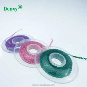 ยางรัดฟันแบบโซ่ <span class=keywords><strong>Denxy</strong></span> <span class=keywords><strong>Dental</strong></span> Orthodontic คุณภาพสูง แบบเปิด/ต่อเนื่อง/ยาว  แบบวงแหวน O หลากสี - Product Image 3