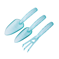 Kit de jardinage en gros : Pot de fleurs transparent en plastique écologique, outils de jardinage, truelle de plantation graduée et râteau pour la maison et les enfants