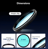 Filtre de lumière pour objectif de télescope d'astrophotographie SANHANG, technologie de calcul quantique pour la photographie astronomique