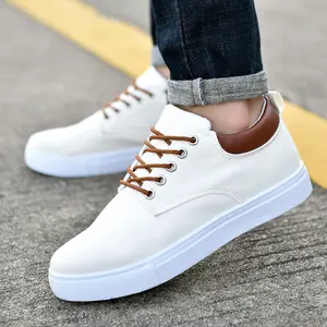 Grote Maat Mode Schoenen Mannen Witte Kleur Sneakers Heren Schoenen Loafers Vrijetijdsschoenen-Voor Man Sneakers