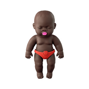 Poupée noire à rebond lent en TPR, mignonne et douce, jouet extensible et moelleux pour bébé, idéal comme cadeau - Vente chaude promotionnelle - Product Image 5
