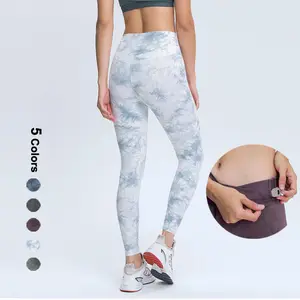 Slim Yoga Xà Cạp Polyester Cô Gái Trắng Yoga Quần Cộng Với Kích Thước Hoa Cao Eo Yoga Quần Cutout Ripped Tummy Kiểm Soát