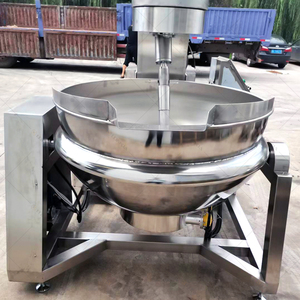 Máy Trộn Nấu Ăn Nồi Nấu Mứt Tương Ớt Caramel Phô Mai Công Nghiệp Chạy Điện Bằng Ga - Product Image 4