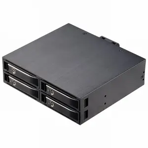 2.5 Inch Sata Removable 4 bay hot swap tray Aluminum Hdd Enclosure Hard Disk Drive for Desktop Pc