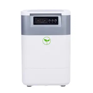 Indoor Small Organic Waste Composting Machine for Home 50 Battery Stainless Steel Batch ABS Plastic Commutator Motor No Waste