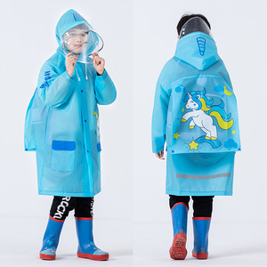 Imperméable en EVA pour garçon, motif dessin animé, écologique, imperméable et respirant, pour la randonnée, la moto, le camping - Vente en gros pour enfants - Product Image 2