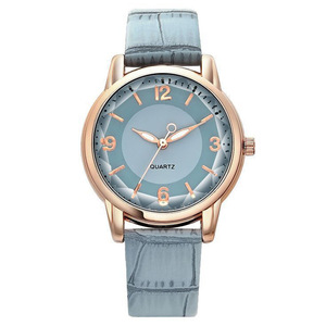 Maglia esplosiva cinturino orologio moda scala romana senza parole stella uomo e donna al quarzo cassa 38mm movimento CHENLONG - Product Image 1