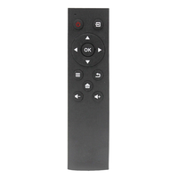 Souris Air sans fil BT 2.4GHz personnalisable avec télécommande IR à code fixe/d'apprentissage pour Smart Android TV Box