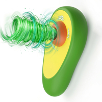 Fruitvormen Avocado Zuigvibrator Vrouwelijke G-spot Krachtige zuigende clitorisstimulator Mini draagbare volwassen seksspeeltjes voor vrouwen