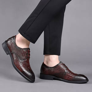 Zapatos Oxford de Cuero Genuino Retro Formales para Hombre de Alta Gama, Diseño de Negocios de Lujo, Gran Venta, Cómodos, Transpirables y Duraderos - Product Image 3