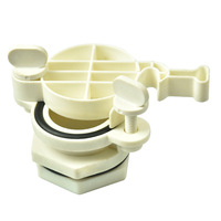 Nouveaux outils d'apiculture, accessoires pour extracteur de miel, robinet de sortie de miel en plastique de style européen pour la distribution buccale du miel