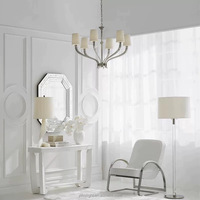 Lustre en cristal moderne de luxe, style américain, personnalisable, éclairage intérieur, éclairage de villa de luxe