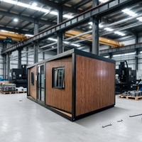 CE ROHS SAA Vente directe Maison conteneur préfabriquée moderne extensible 20Ft 40Ft, Maison extérieure préfabriquée avec cuisine, Casa Contenedor