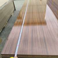 Panneaux de meubles en bois MDF, panneaux de particules mélaminés blancs MFC sans écaillage, prix de gros, 1830x2440, 18mm