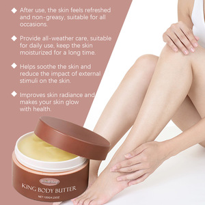 Crema hidratante de manteca de karité vegana orgánica natural OEM Crema Corporal orgánica para embarazadas 120g - Product Image 4