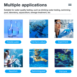 Testeur de qualité de l'eau à affichage numérique multifonctionnel 4 en 1 PH TDS EC HM100 Combo Meter Capteur de surveillance de piscine jusqu'à 14,0 pH - Product Image 2