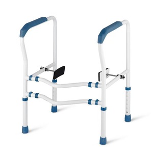 Accoudoir de toilettes pour personnes âgées, accoudoir de toilettes avec fixation, sans perçage, accoudoir de toilettes portable - Product Image 5