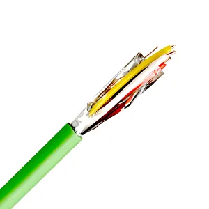 AITE OEM-Cable trenzado KNX, Cable de cobre desnudo, 4C, 2x2x0,8, para banco, RoHS, Bus, CPR, certificado Eca