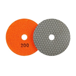Discos de Pulido y Abrillantado de Diamante de 4 Pulgadas/100 mm # 200 Discos de Lijado Abrasivos Medianos de Alta Resistencia Compatibles con Amoladora Angular - Product Image 3
