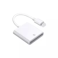 Jmax כרטיס קוראי תאורת סוג USB-C SD כרטיס קורא עבור IPhone ipad אנדרואיד יציאה אחת